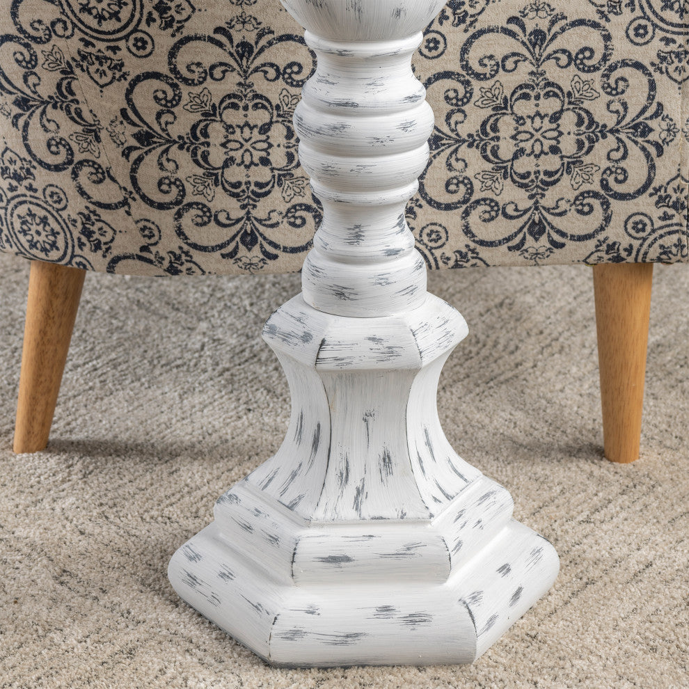 Penelope 65"H White Resin Floor Lamp