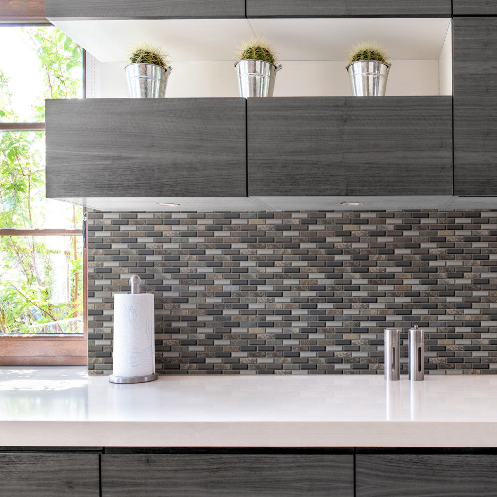 Tessera Subway Stonehenge Glass Wall Tile