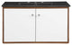 Transmit 36" Wall-Mount Bathroom Vanity - Walnut Black
