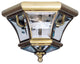 Monterey and Georgetown Ceiling Mount, Antique Brass