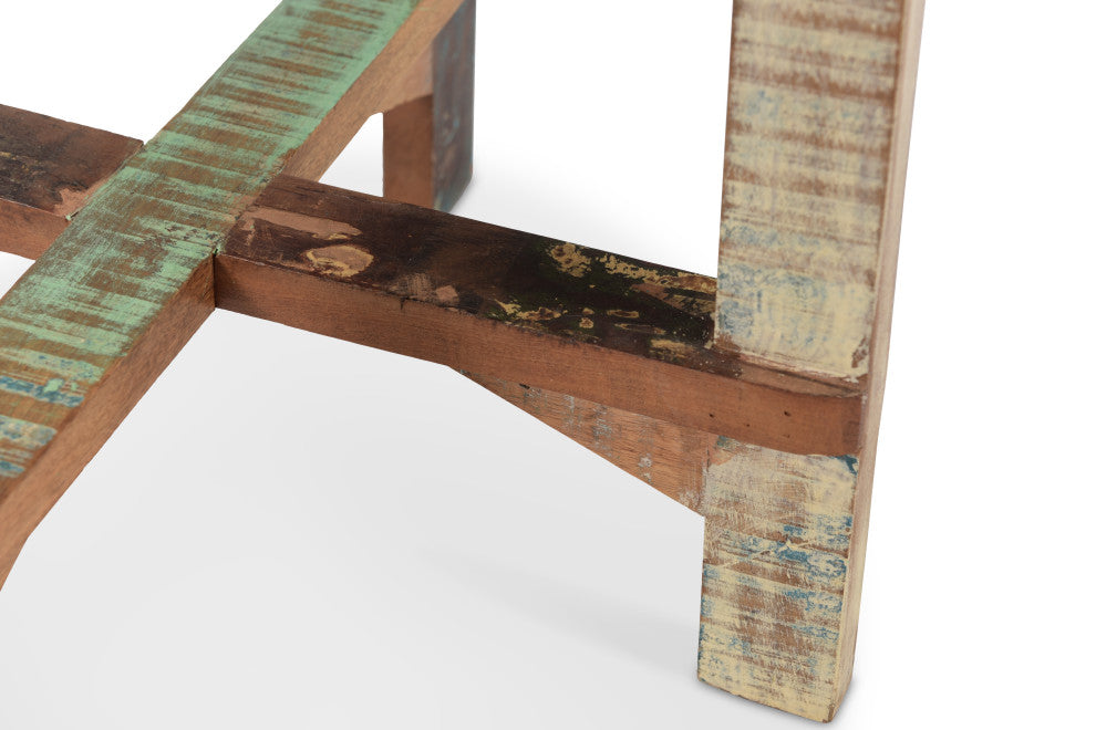 Bengal Reclaimed wood stool - Counter