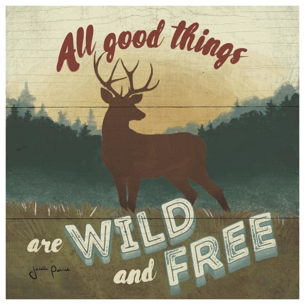"Discover the Wild VI" Digital Paper Print by Janelle Penner, 38"x38"
