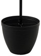 74"H Solar Three Head Street Light With a Planter Pot