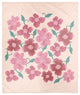 Pink Florals 50x60 Coral Fleece Blanket