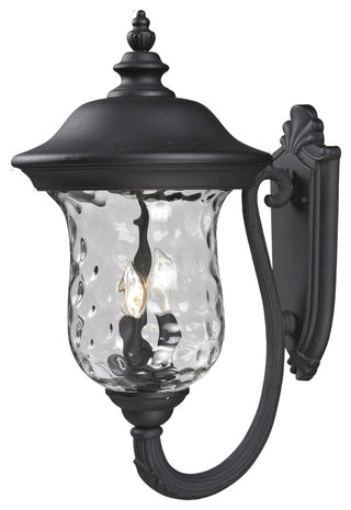 Z-Lite 533B Armstrong 24" Tall 3 Light Wall Sconce - Black