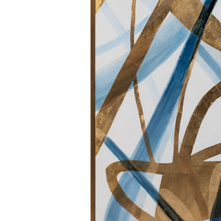 82x52, Abstract Oil Painting, Blue
