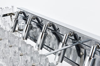 Home Living 34.5" Wall Sconce, Chrome