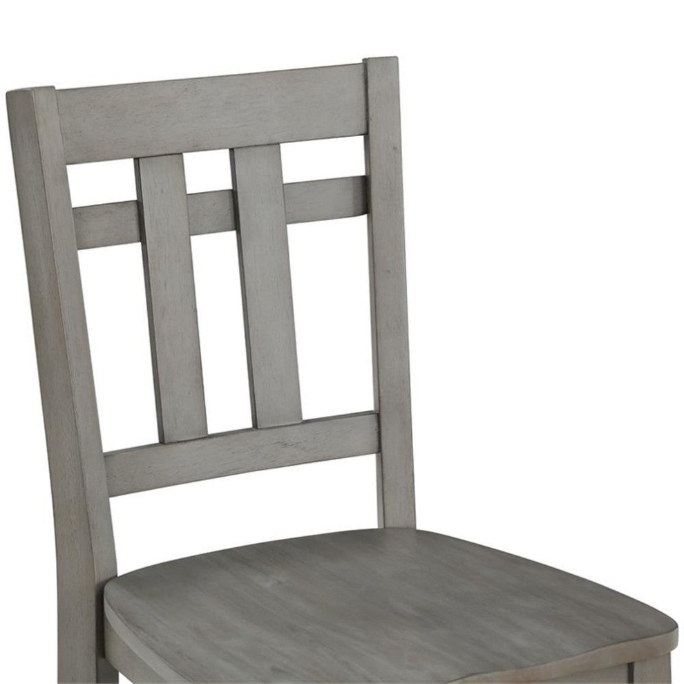 Steve Silver Toscana Gray Wood Counter Chair