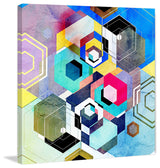 "Six Sided Party" Painting Print on Canvas