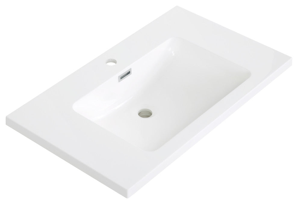 32" Solid Surface Resin Streamline K-1203-32 Vanity Top