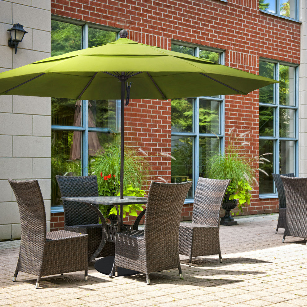 11' Fiberglass Umbrella Bronze, Pacifica, Purple, 11'