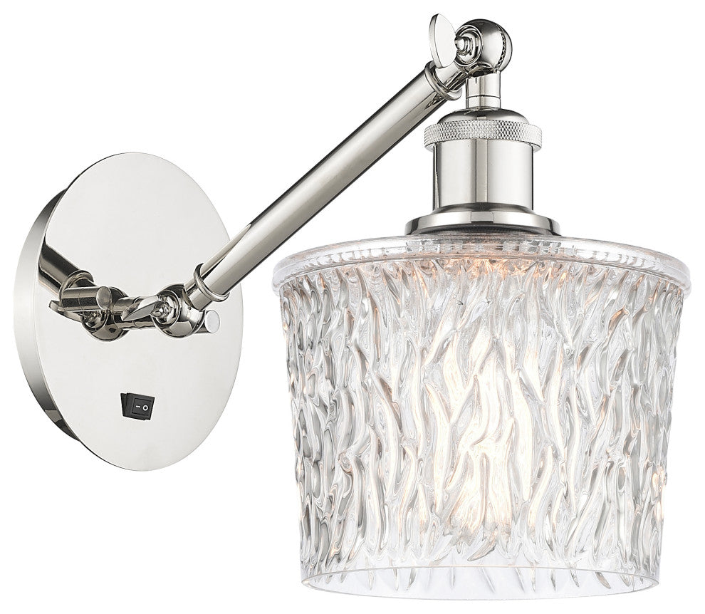 Innovations 317-1W-PN-G402-LED 1-Light Sconce, Polished Nickel