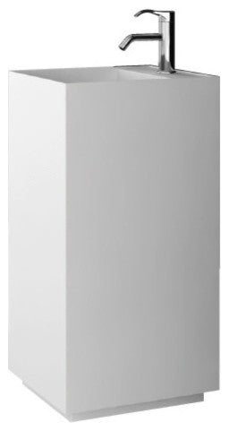 Fine Fixtures Solid Surface Springhill, White