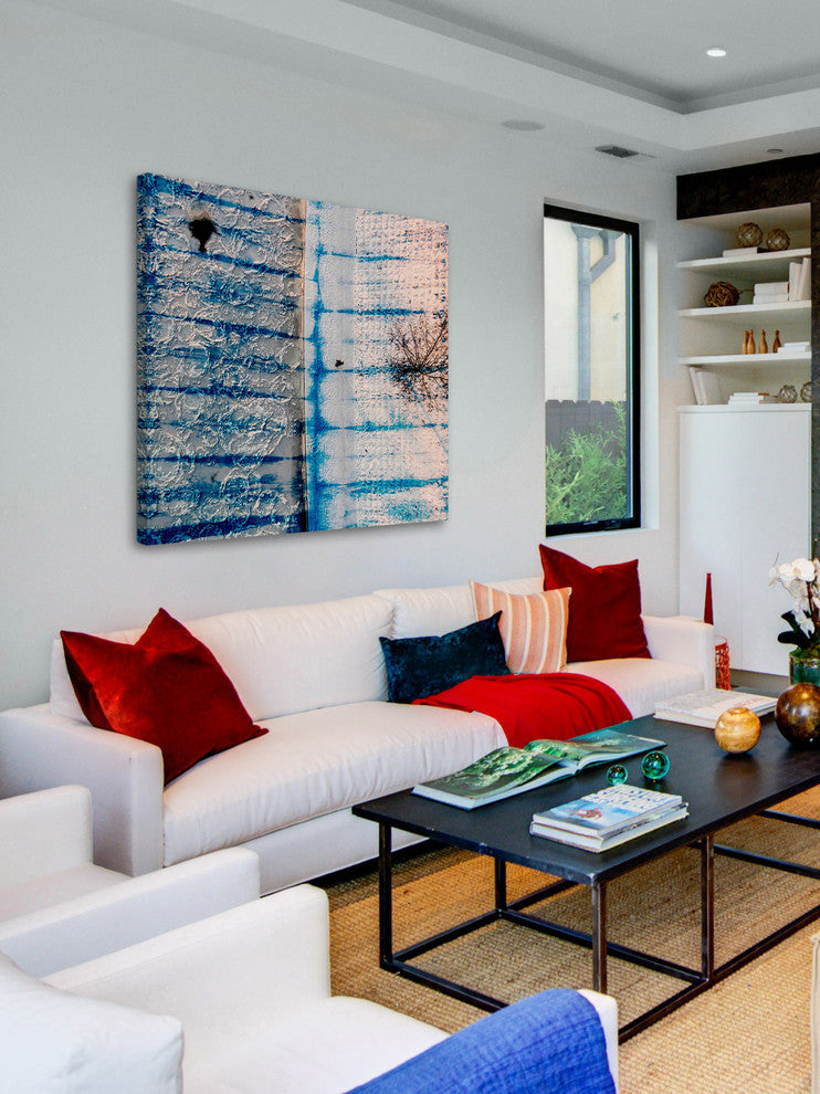"Changing Landscape" Painting Print on Wrapped Canvas, 40"x40"