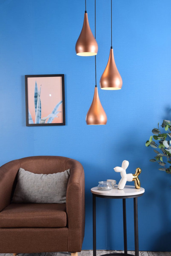 Nicholas 3-Light Honey Gold Pendant