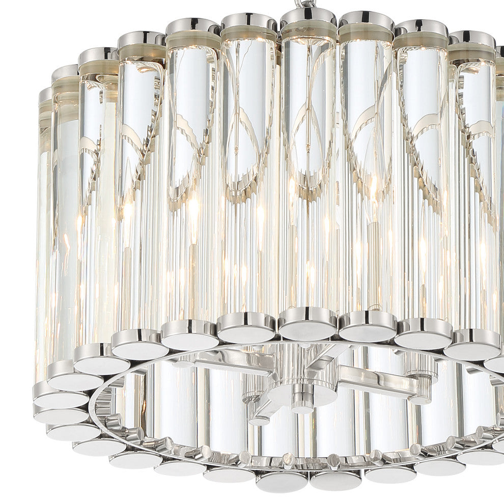 Crystorama Lighting Group ELL-B3004 Elliot 4 Light 15"W Pendant - Polished