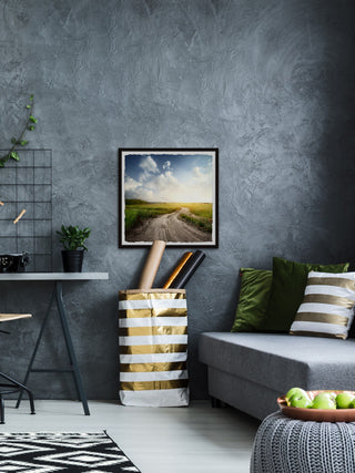 "Path Less Taken" Framed Painting Print, 32x32