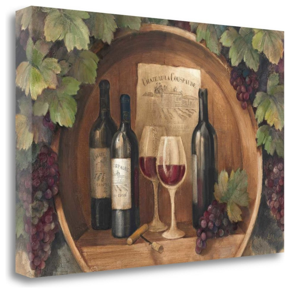 "At The Winery - Wag" By Albena Hristova, Giclee Print on Gallery Wrap Canvas