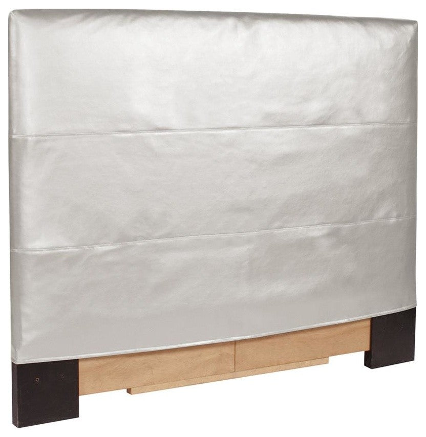 Luxe Mercury Slipcovered Headboard, Twin