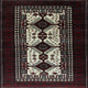 Ahgly Company Indoor Square Mid-Century Modern Area Rugs, 5' Square