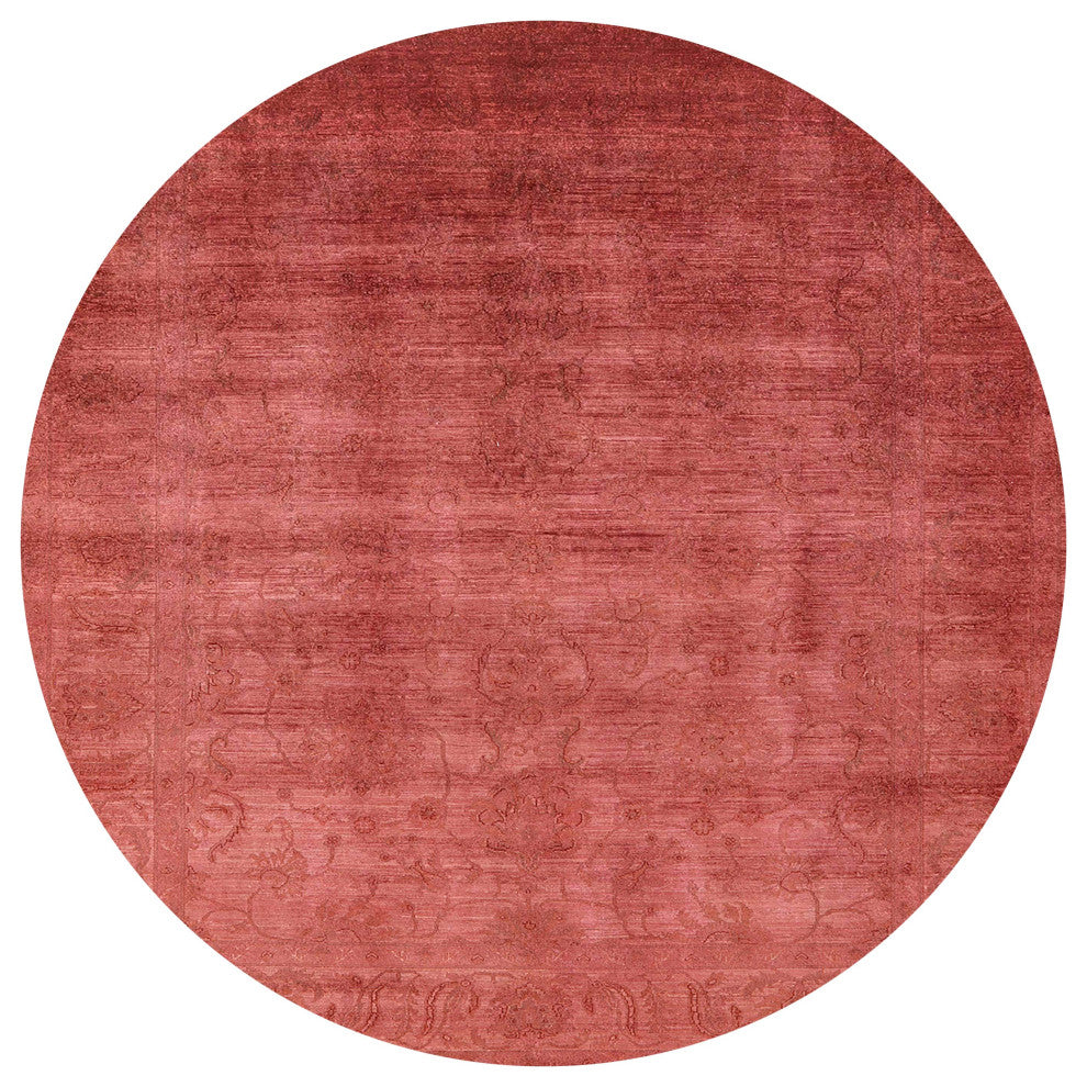 Ahgly Company Indoor Round Mid-Century Modern Area Rugs, 7' Round