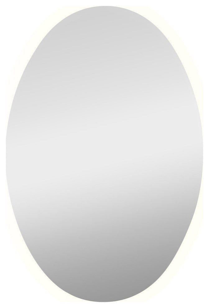 Woodbridge Lighting Reflections Round LED Mirror, Oval - 22"w X 30"h