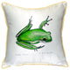 Green Treefrog Extra Large Zippered Pillow 22x22