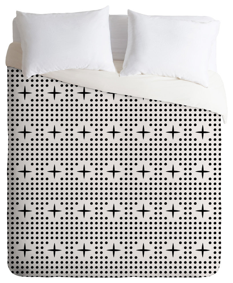 Holli Zollinger Dot and Plus Mudcloth Duvet Cover Set, King