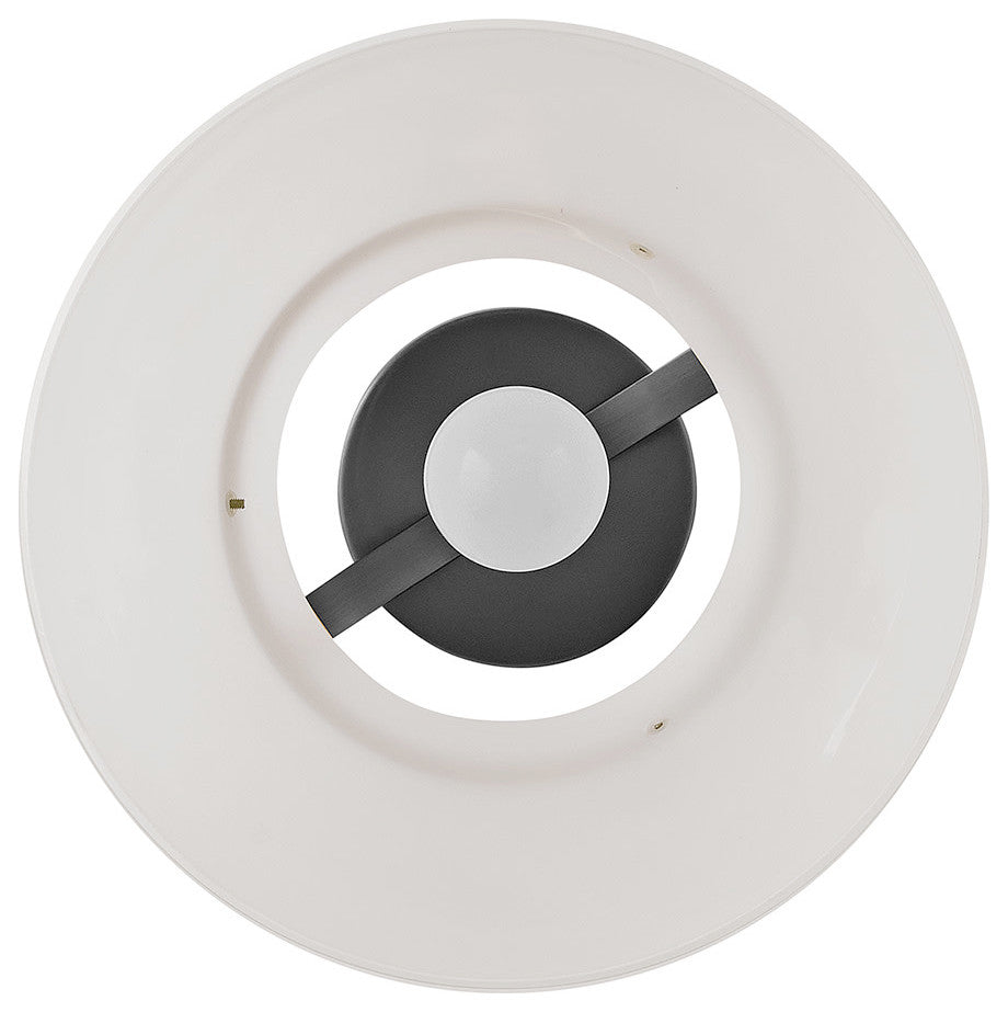 Lark Tori Medium Semi-Flush Mount, Black