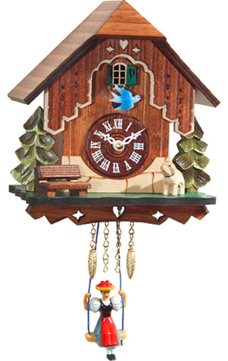 Engstler Battery-Operated Clock- Mini Size With Music/Chimes