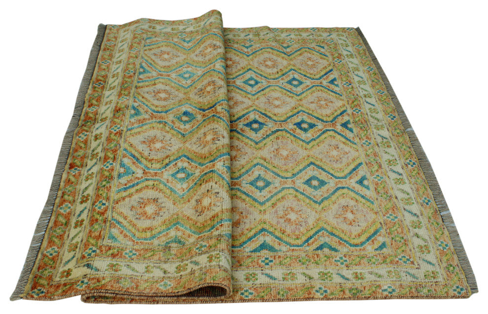 Balochi Verda Rust Rug