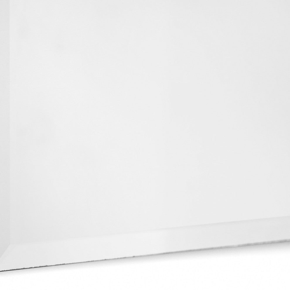 Clear Rectangle Accent Glass Mirror