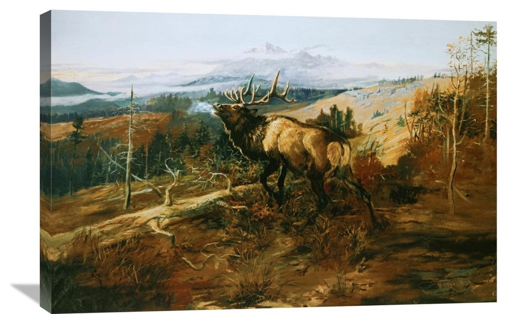 "The Elk" Artwork, 36" x 24"