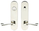 Breeze Lever, Tubular Entry, Single Cylinder, LH, Polished Stainless Steel