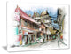 "City Street" Cityscape Wall Art, 40"x30"