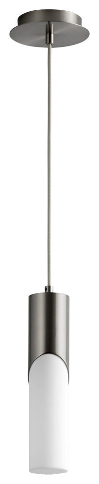Ellipse Pendant Light in Satin Nickel