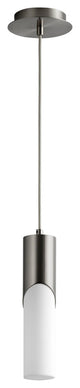 Ellipse Pendant Light in Satin Nickel