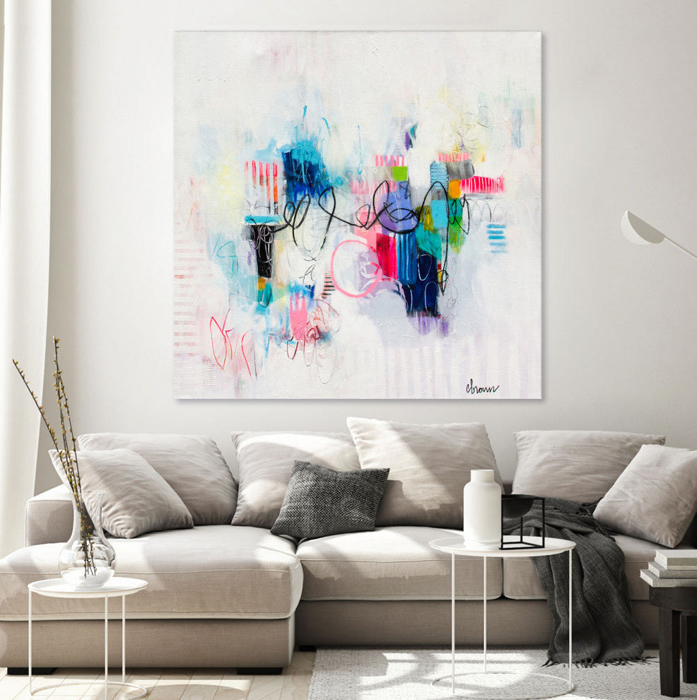 Possibilities of the Heart - 84 x 84 by Cynthia Anne Brown
