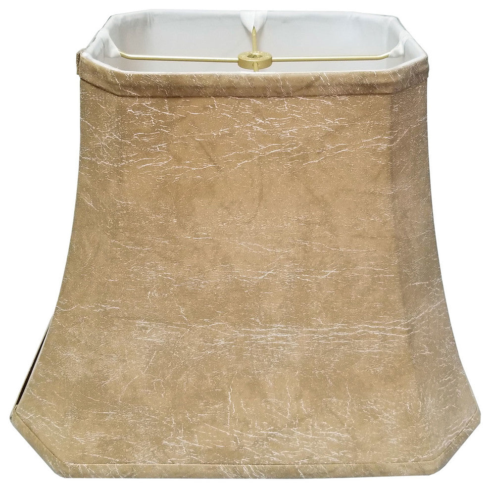 Royal Designs Rectangle Cut Corner Lamp Shade, Mouton, 6.5x12x10