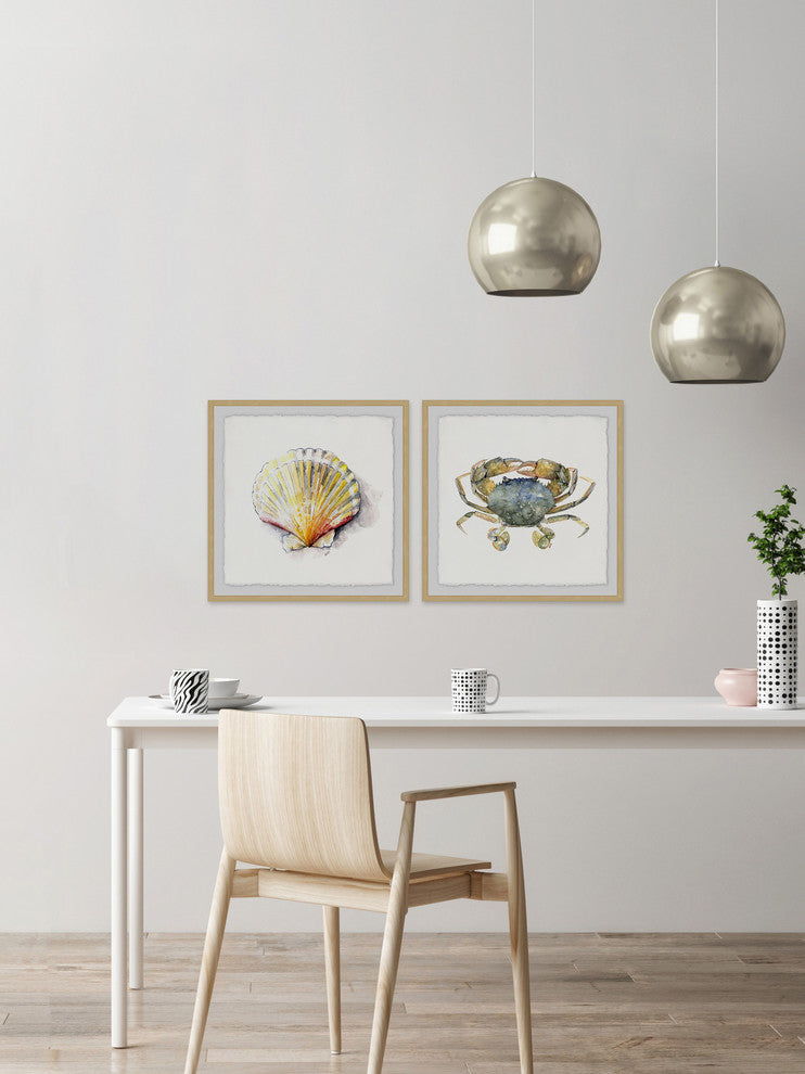 "Partners for Life" Diptych Framed Painting Prints, 24"x12", 2-Piece Set