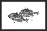 "Snap Snap" Framed Painting Print, 24"x16"