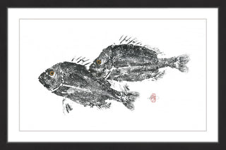 "Snap Snap" Framed Painting Print, 24"x16"
