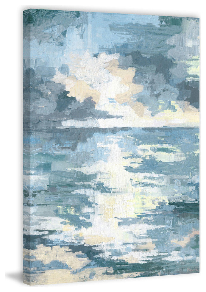 "Tainted Sunset" Painting Print on Wrapped Canvas, 40"x60"