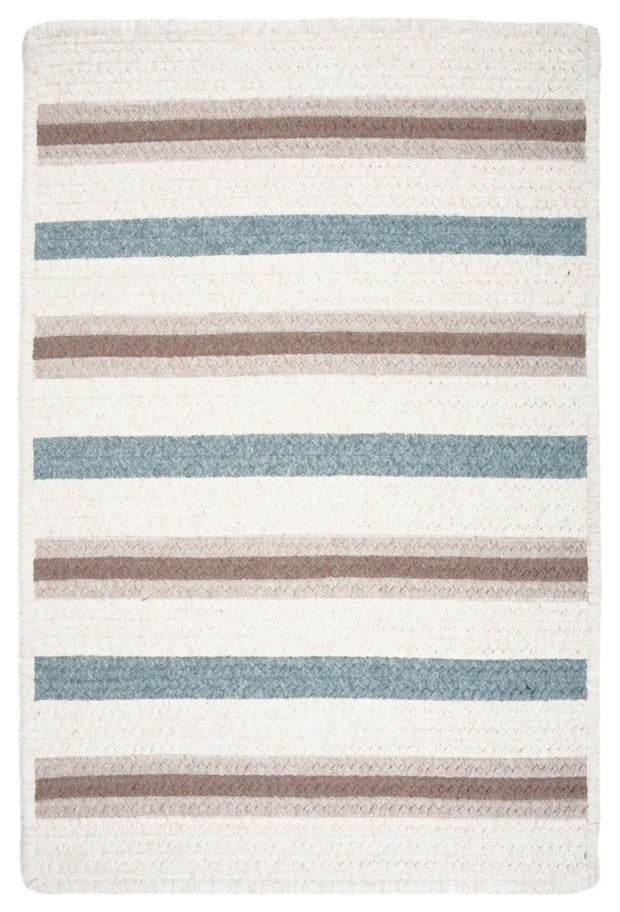 Colonial Mills Allure AL49 Sparrow Stripes Area Rug, Square 8'x8'