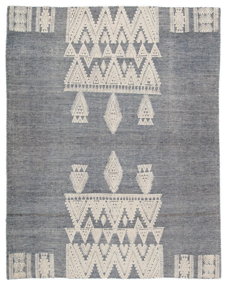 Jaipur Living Torsby Hand-Knotted Tribal Blue/ Ivory Area Rug 12'X15'