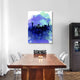 "New York  Watercolor Skyline 2" Fine Art Print