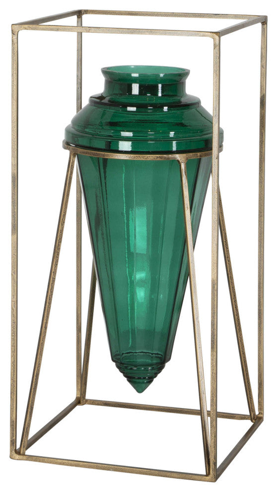 Uttermost Ariga Emerald Green Vase