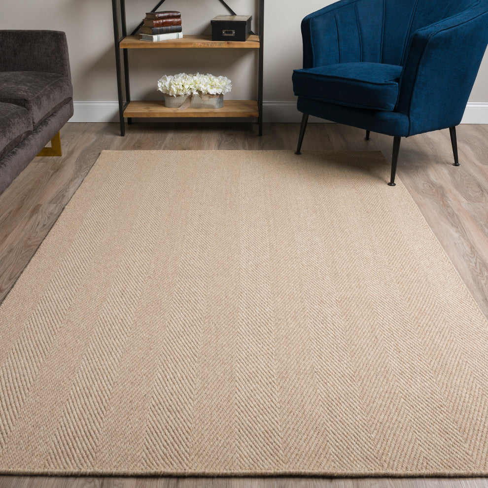 Monaco Sisal MC200 Putty 6' x 6' Square Rug