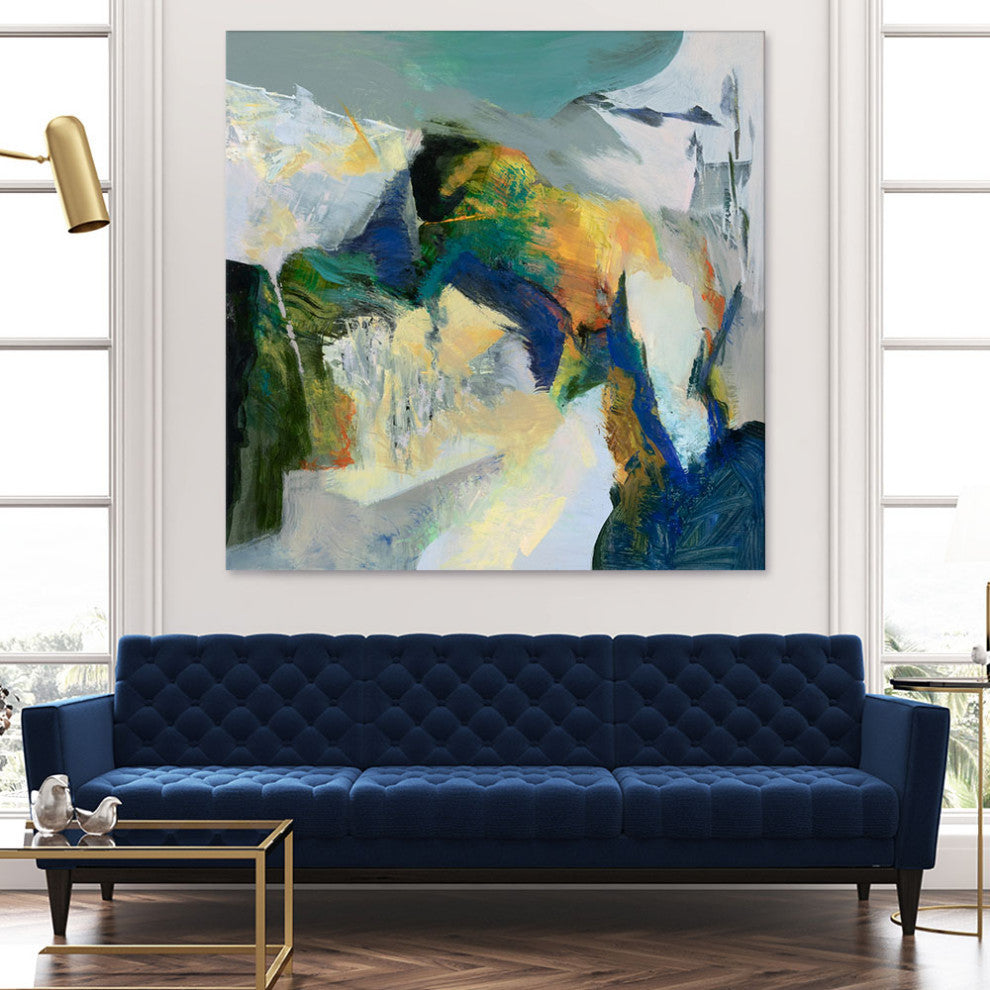 Iceberg - 72 x 72 by Emilia Arana