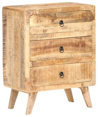 vidaXL Sideboard Buffet Cabinet with Storage for Kitchen Rough Mango Wood